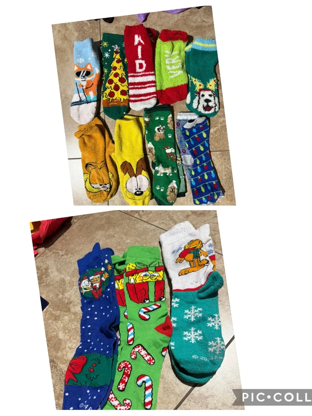 Colorful Novelty Crew Socks - Holiday & Cartoon Designs